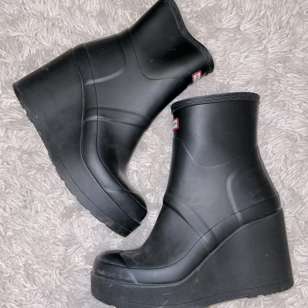 Hunter mid wedge boot